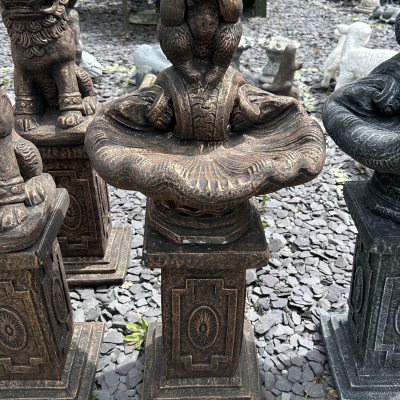 Cherub Bird Bath With Plinth 